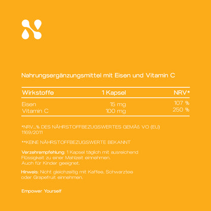 Eisen + Vitamin C