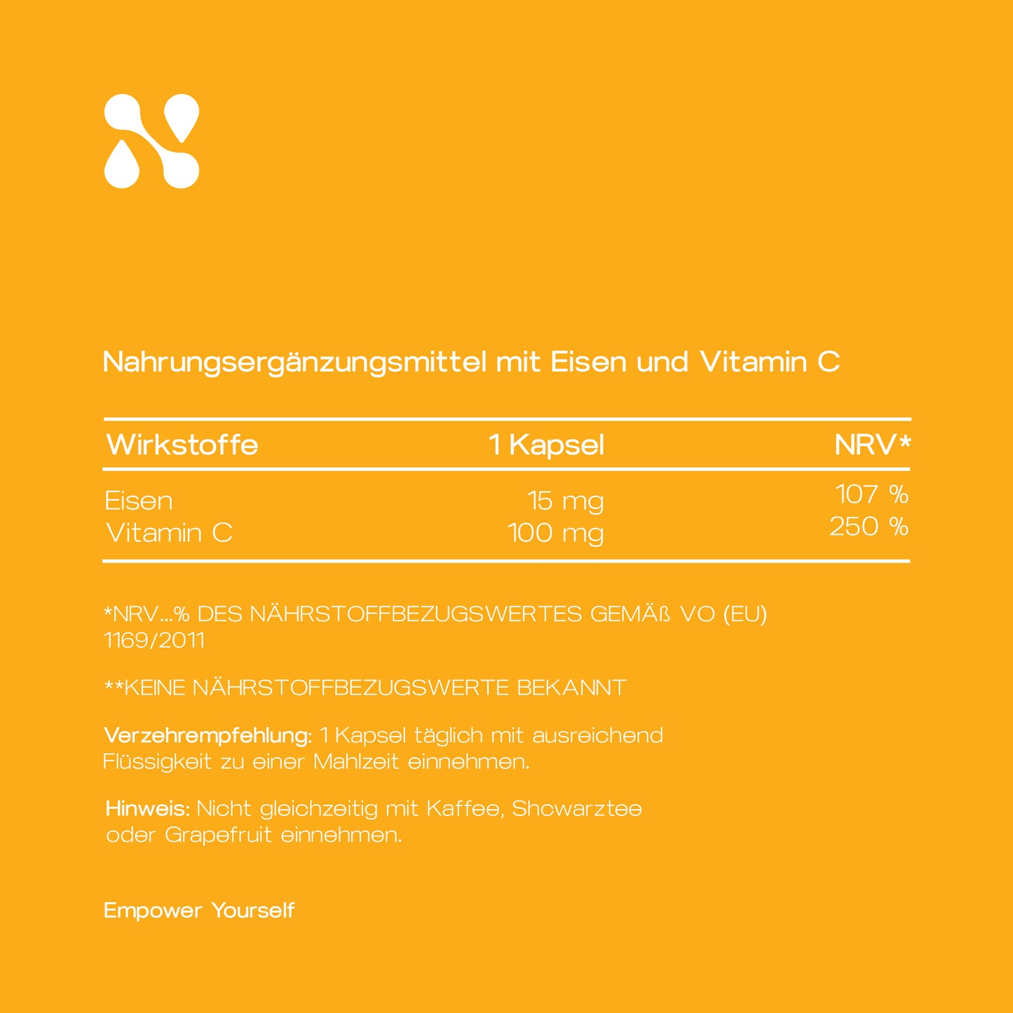 Eisen + Vitamin C