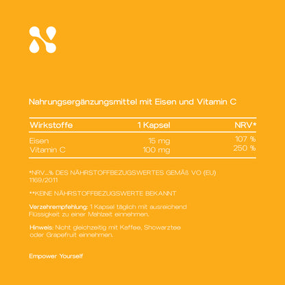 Eisen + Vitamin C