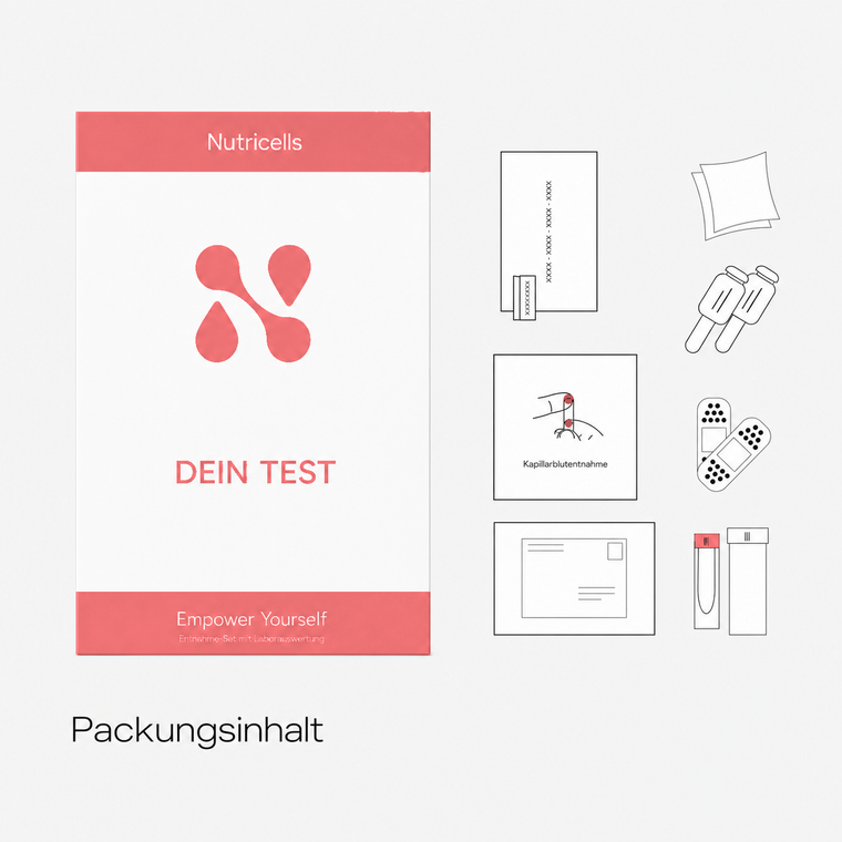 Inhalt des Female Foundation Testkits